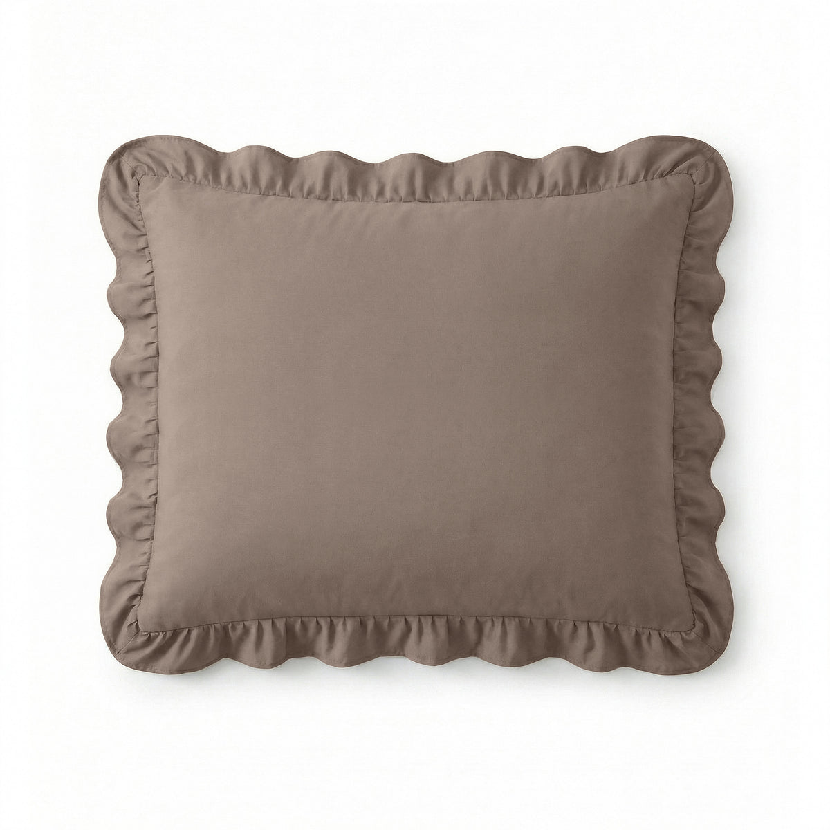 NordDream Lazy Ruffles Kussenslopen 2Pack Taupe