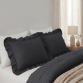 NordDream Lazy Ruffles Kussenslopen 2Pack Antraciet