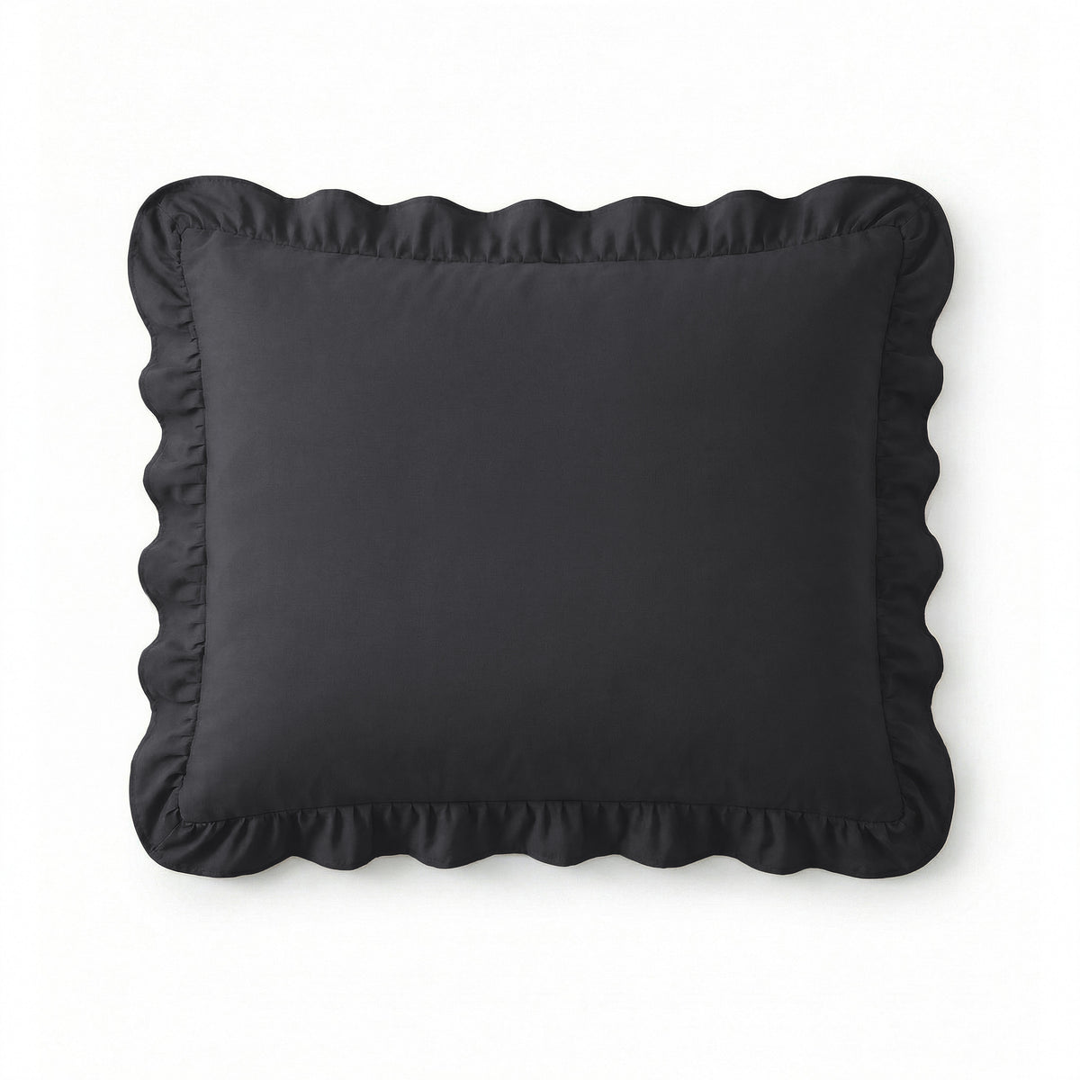 NordDream Lazy Ruffles Kussenslopen 2Pack Antraciet