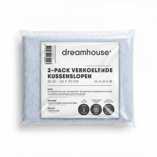Verkoelende Kussenslopen 2pack Blauw