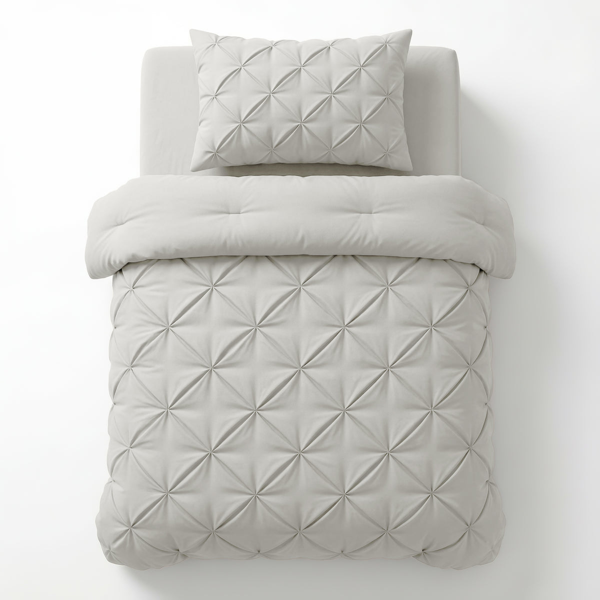 Dekbed Zonder Overtrek Pintuck Off white – Wasbaar