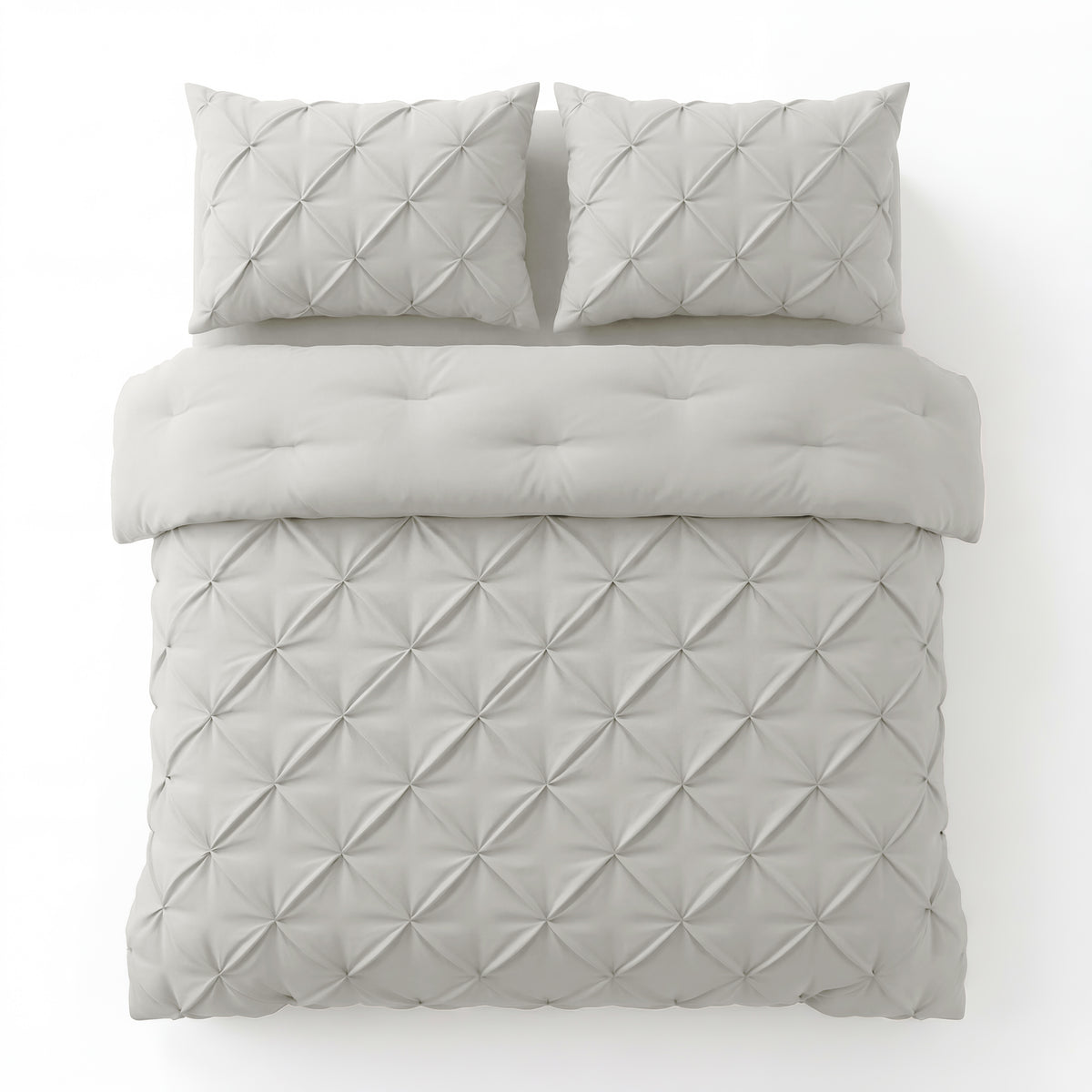 Dekbed Zonder Overtrek Pintuck Off white – Wasbaar