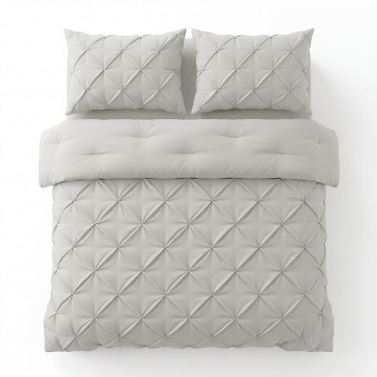 Dekbed Zonder Overtrek Pintuck Off white – Wasbaar