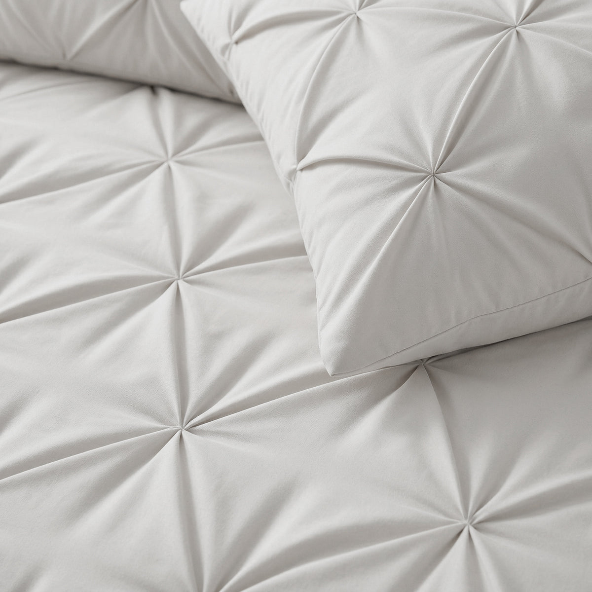 NordDream Lazy Pintuck Kussenslopen 2Pack Off white