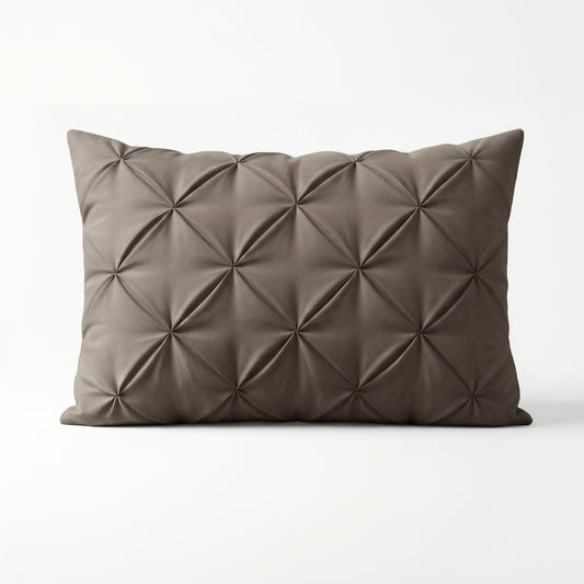 NordDream Lazy Pintuck Kussenslopen 2Pack Taupe