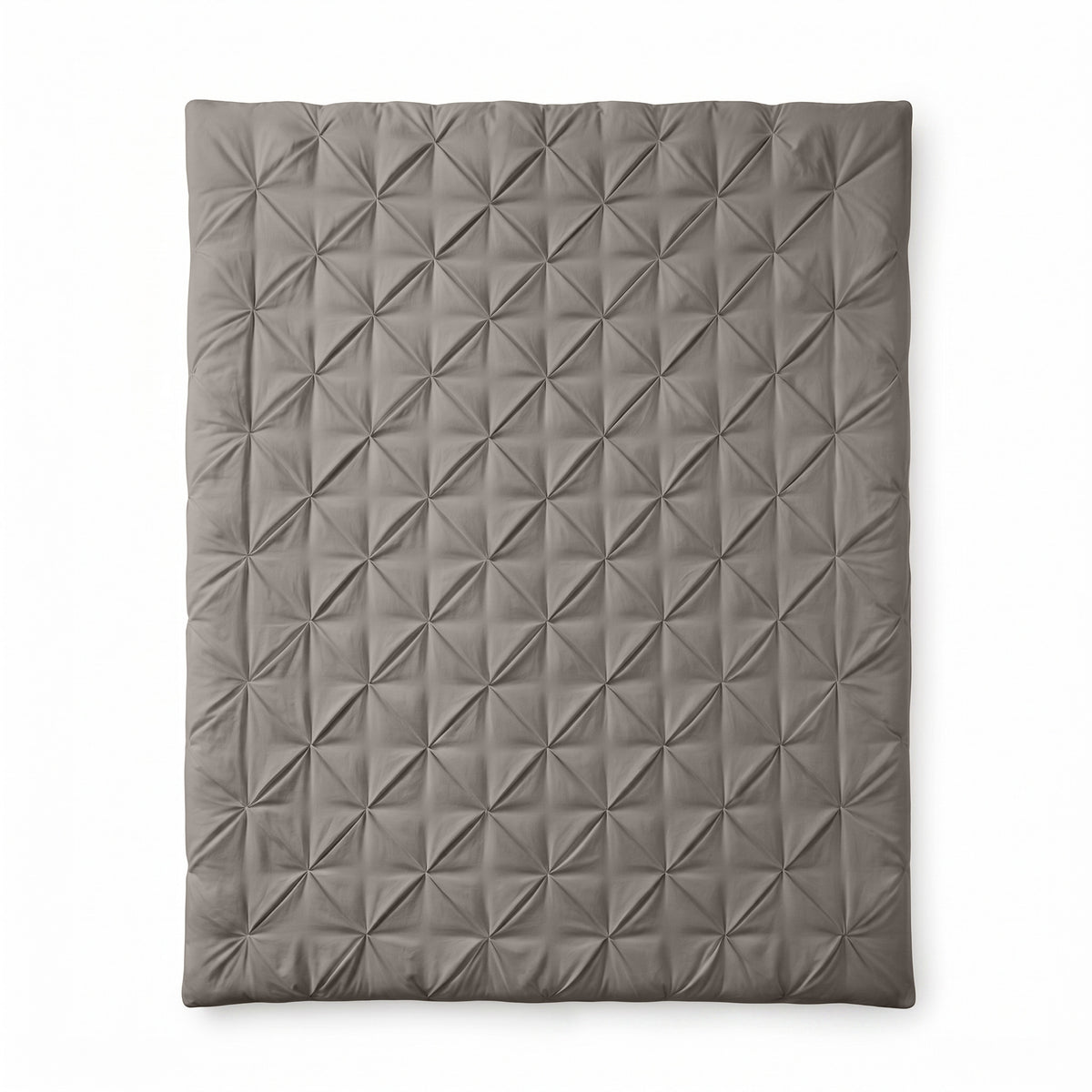 Dekbed Zonder Overtrek Pintuck Taupe/Grijs – Wasbaar