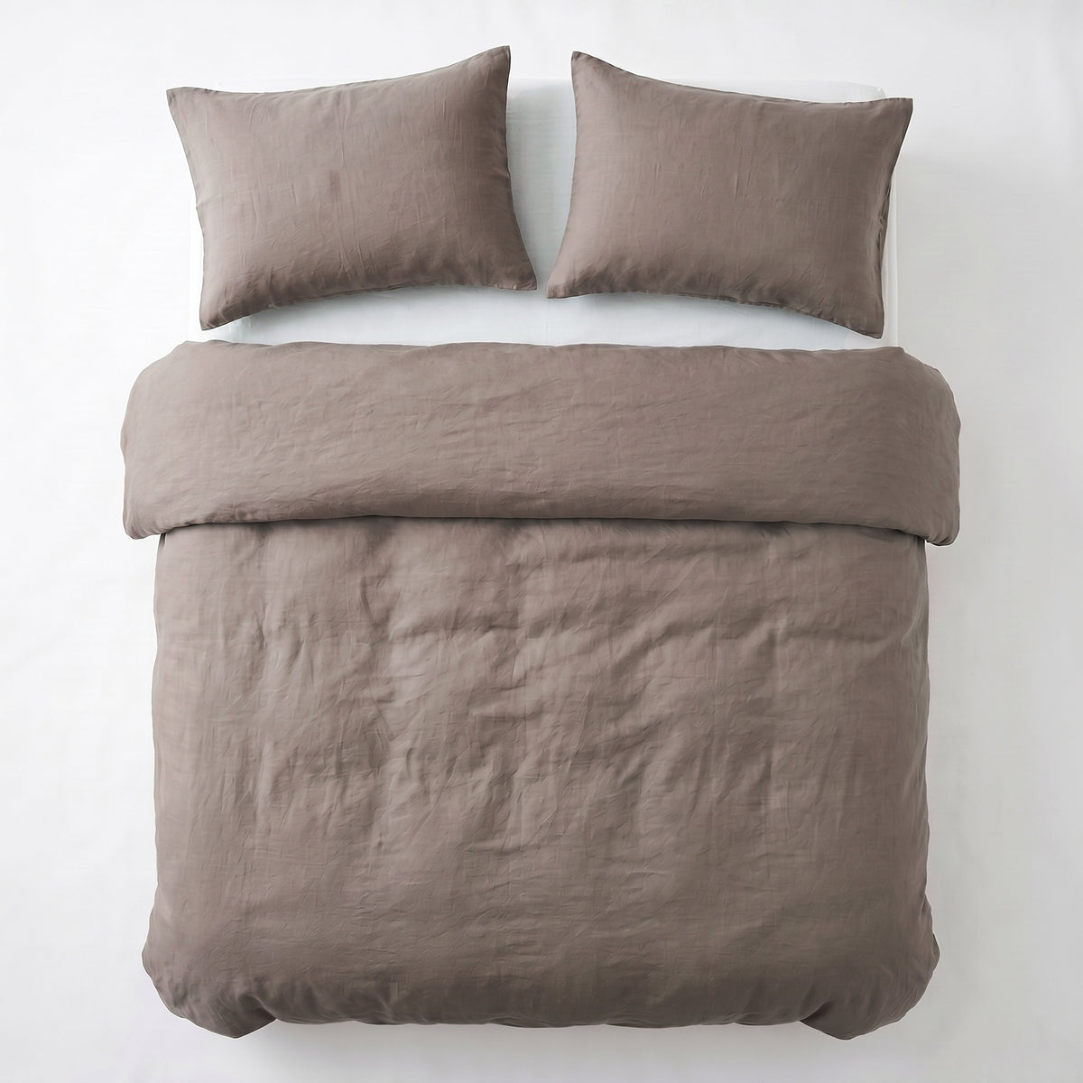 Dekbedovertrek Stone Washed Taupe