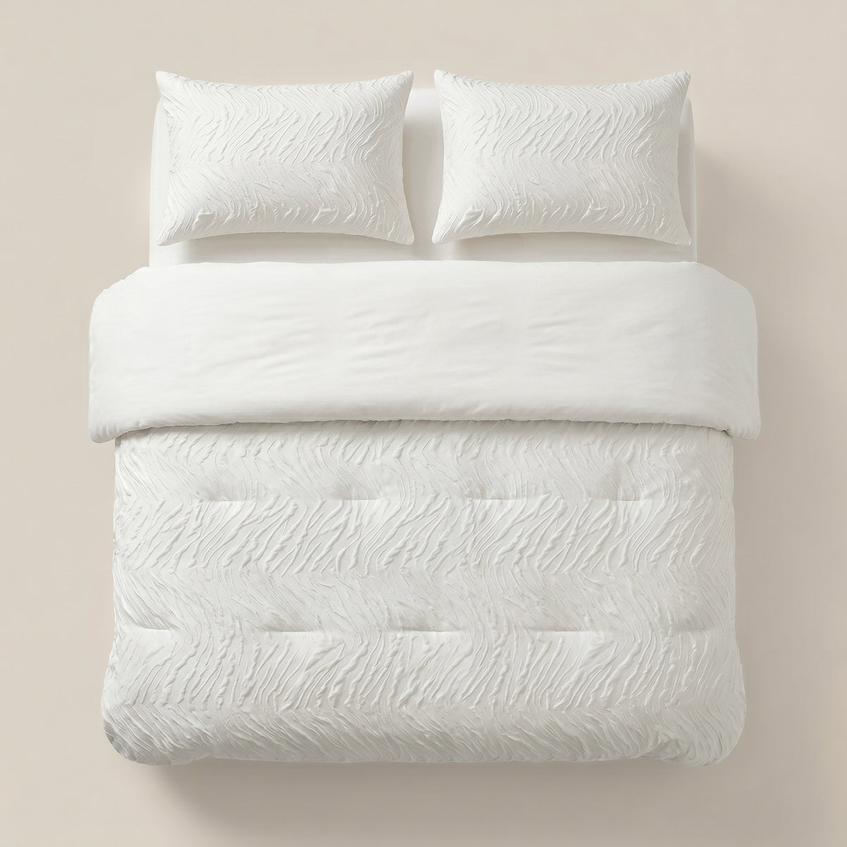 Lazy Dekbed Salva Beige Met Kussenslopen