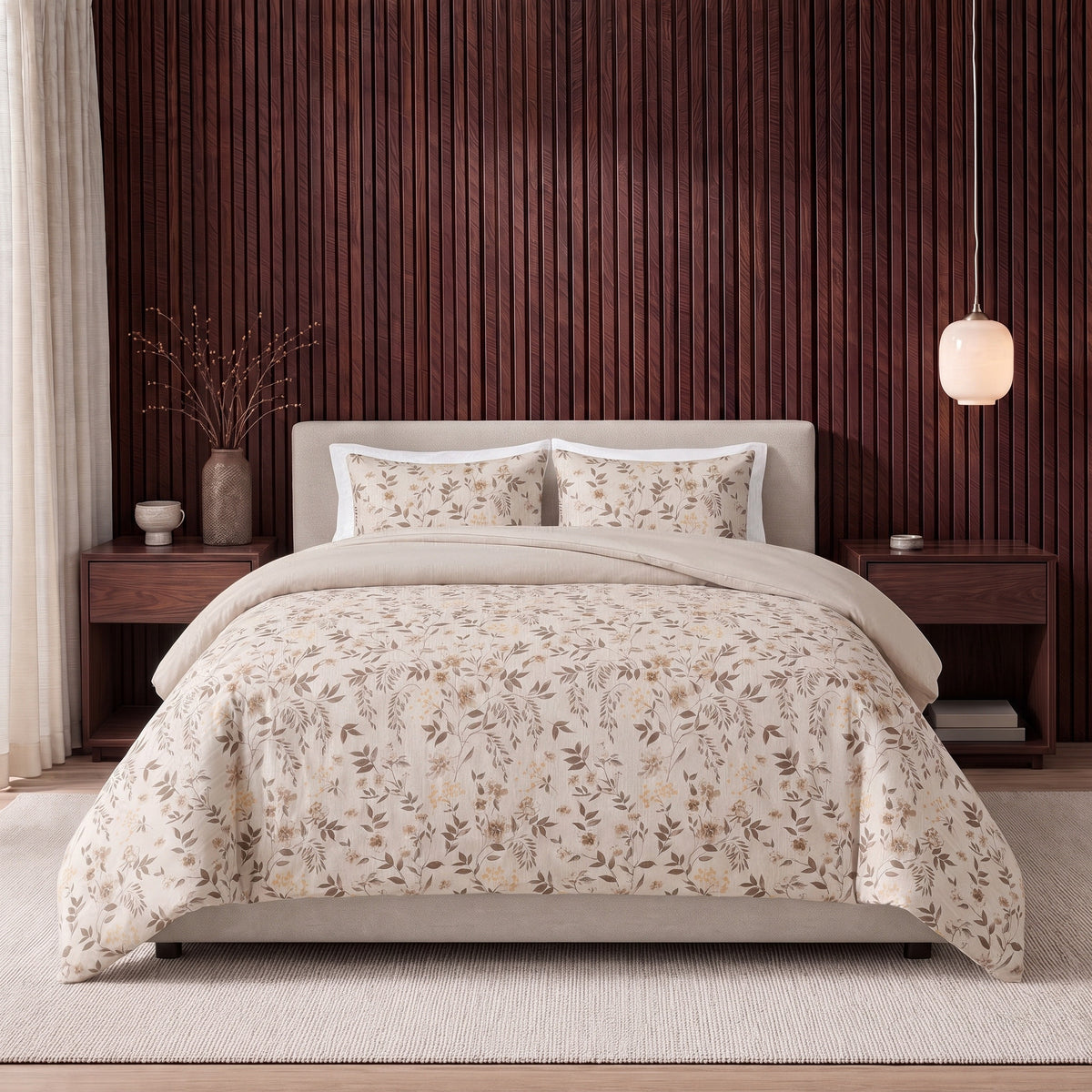 Dekbed Zonder Overtrek Bianca Beige – Wasbaar, incl. kussenslopen, extra lang 220 cm