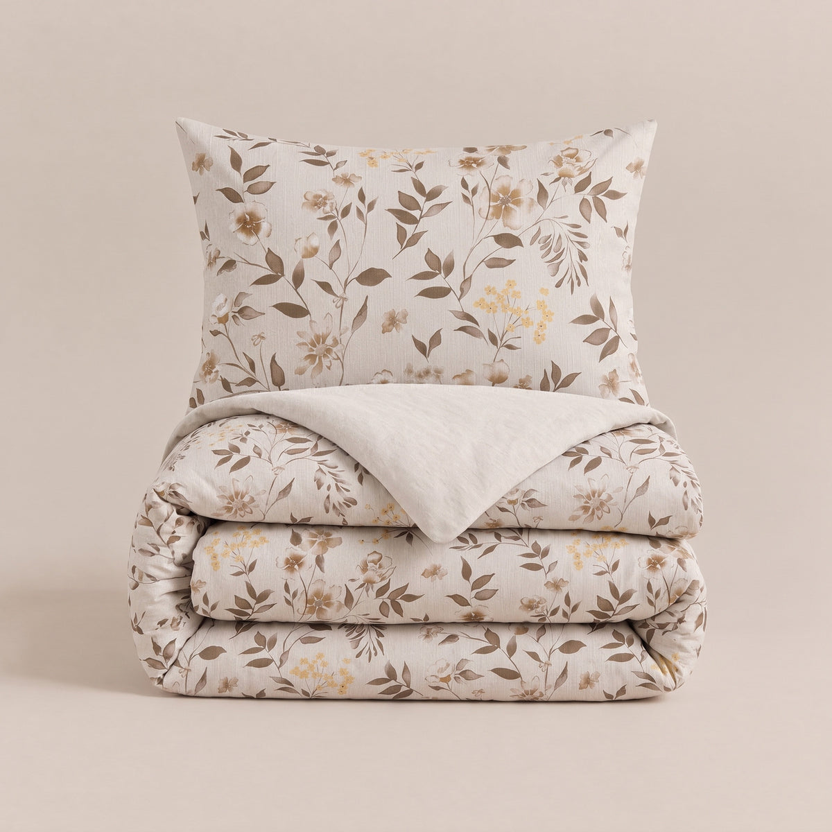 Dekbed Zonder Overtrek Bianca Beige – Wasbaar, incl. kussenslopen, extra lang 220 cm