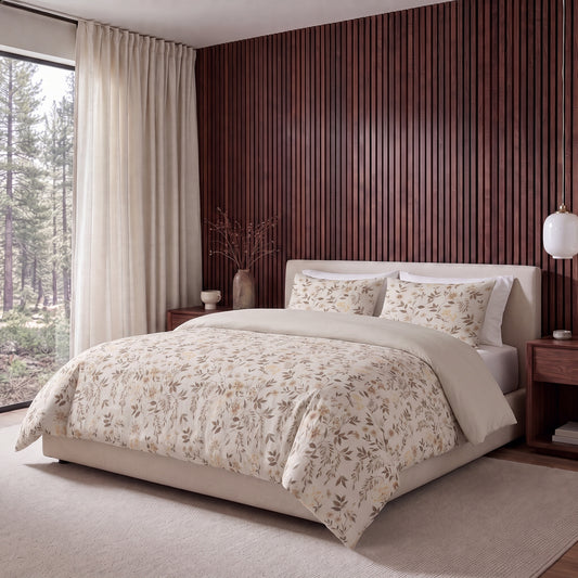 Dekbed Zonder Overtrek Bianca Beige – Wasbaar, incl. kussenslopen, extra lang 220 cm