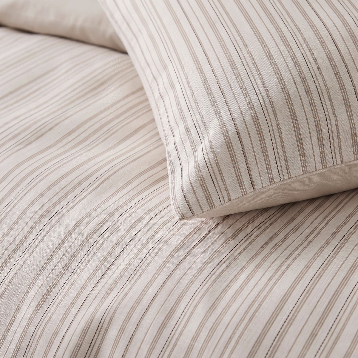 Dekbed Zonder Overtrek Max Beige/Roze – Wasbaar, incl. kussenslopen, extra lang 220 cm