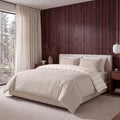 Dekbed Zonder Overtrek Max Beige/Roze – Wasbaar, incl. kussenslopen, extra lang 220 cm