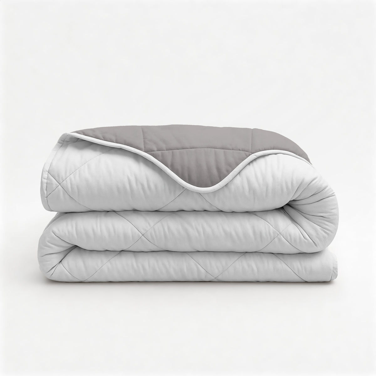 Lazy Dekbed Uni Beige - Taupe/Grijs Met Kussenslopen