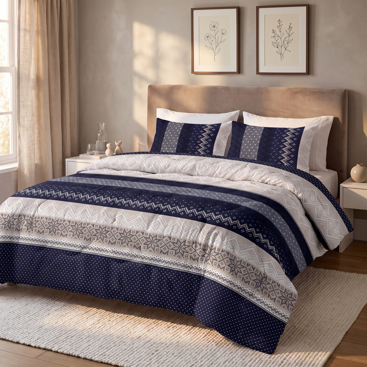 Lazy Dekbed Elisabeth Navy