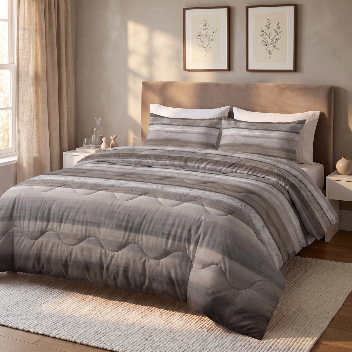 Lazy Dekbed Marcus Taupe