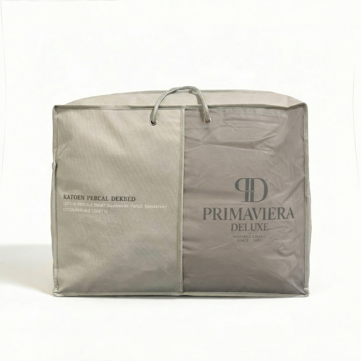 Lazy Dekbed Percale Taupe Bruin