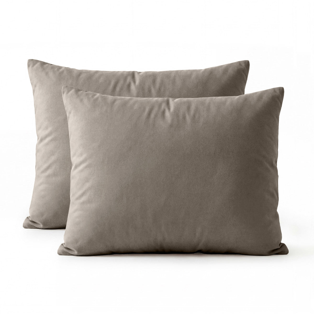 Lazy Kussensloop Percale 2Pack Taupe Bruin