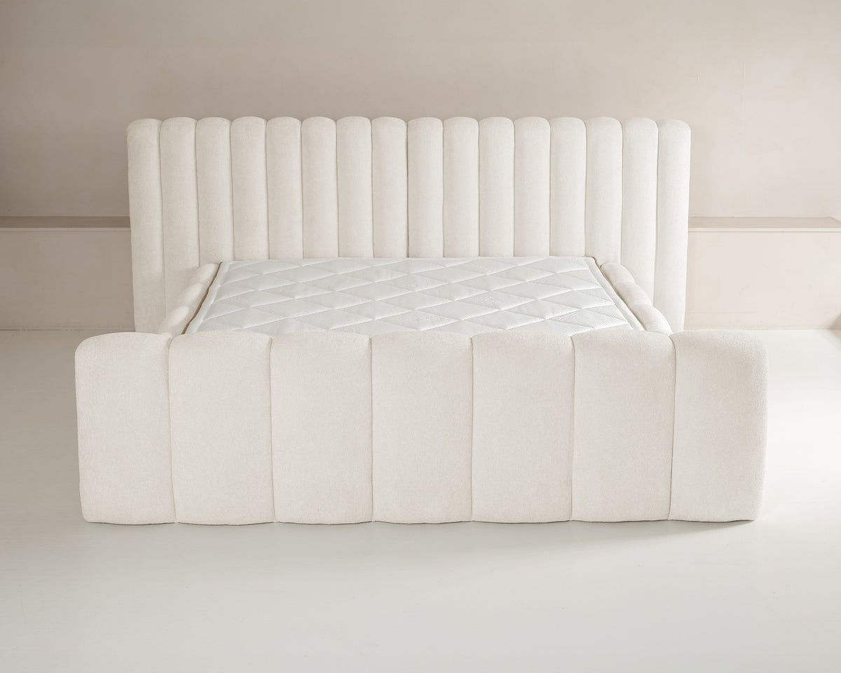 Adore Chique designbed Beige met Hybrid Pocket Matras