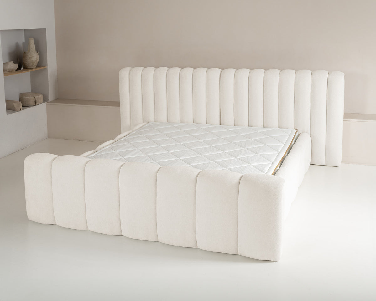 Adore Chique designbed Beige met Hybrid Pocket Matras