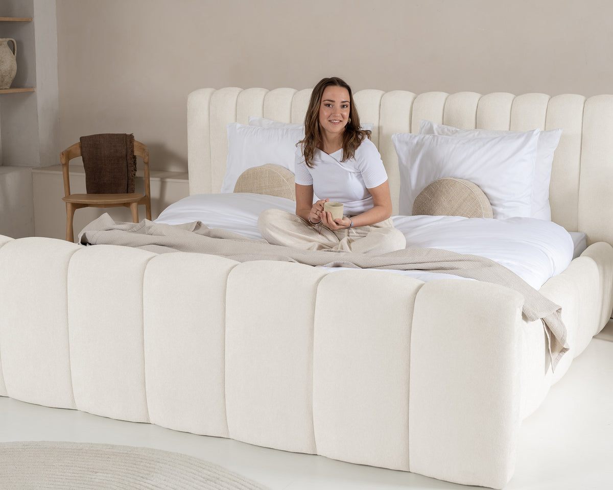 Adore Chique designbed Beige met Hybrid Pocket Matras