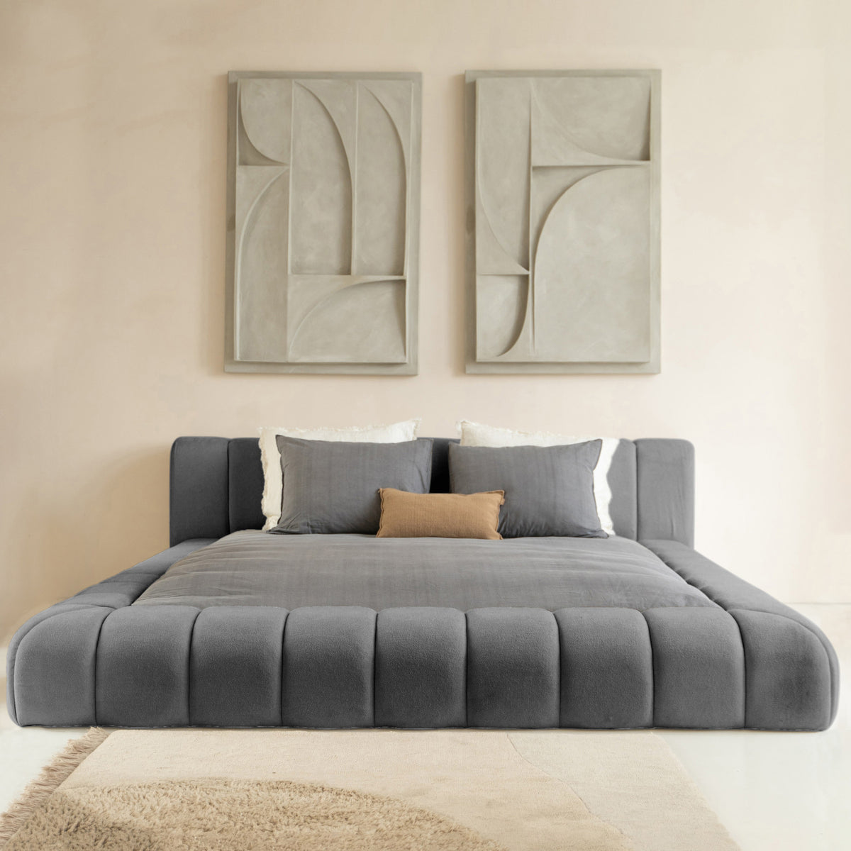 Adore Classic Designbed Antraciet met Hybrid Pocket Matras