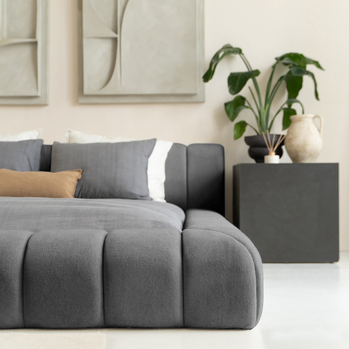 Adore Classic Designbed Antraciet met Hybrid Pocket Matras
