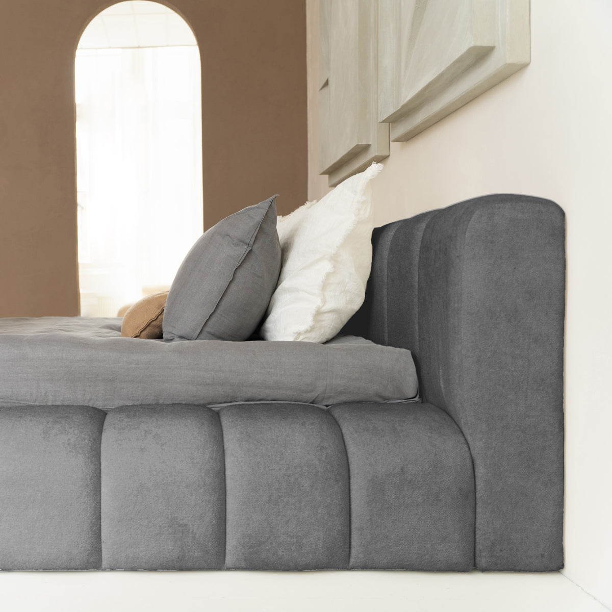 Adore Classic Designbed Antraciet met Hybrid Pocket Matras