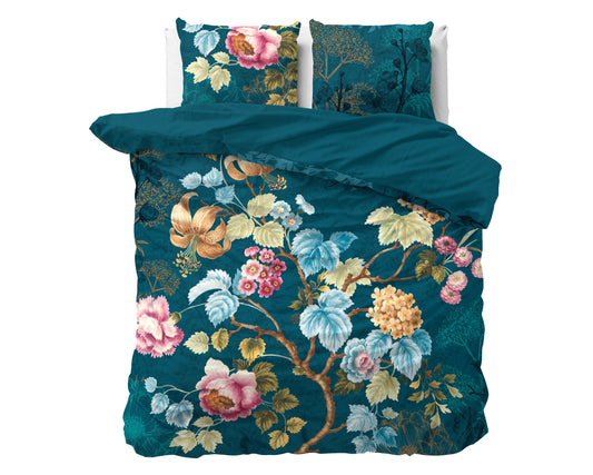 Dekbedovertrek Chanda Blauw