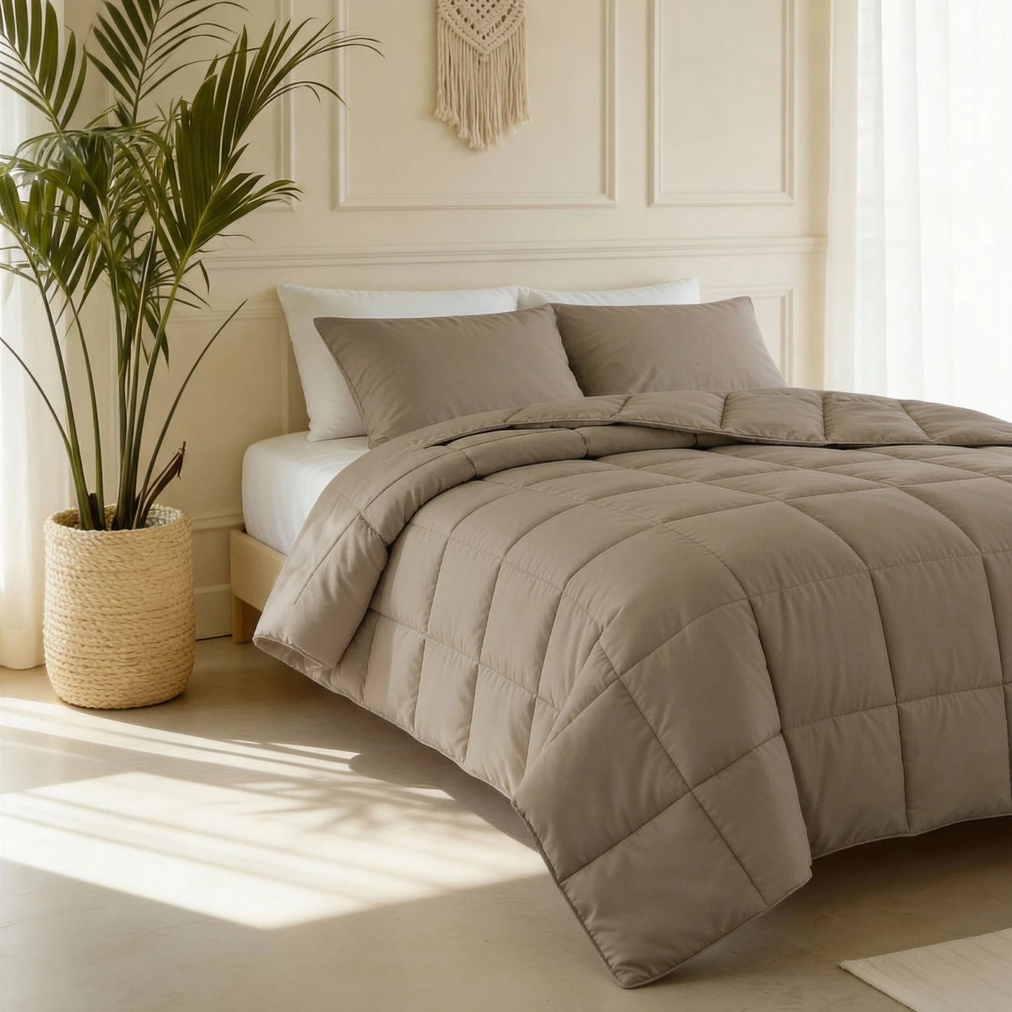 NordDream Dekbed Percale Taupe