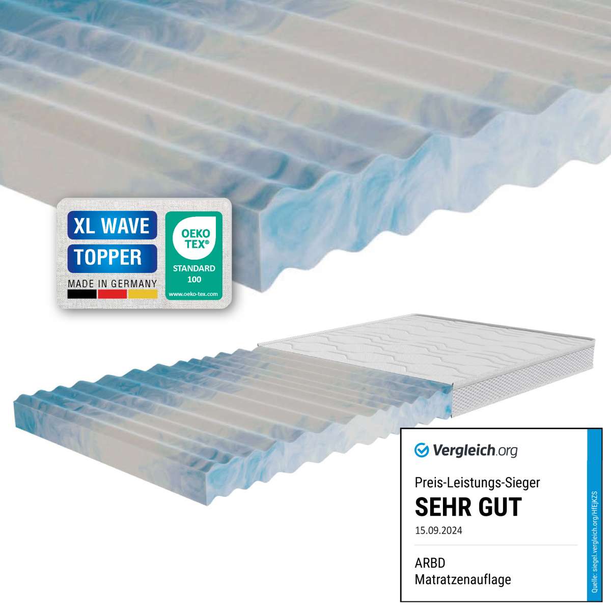Matrastopper Wave XL 10 cm