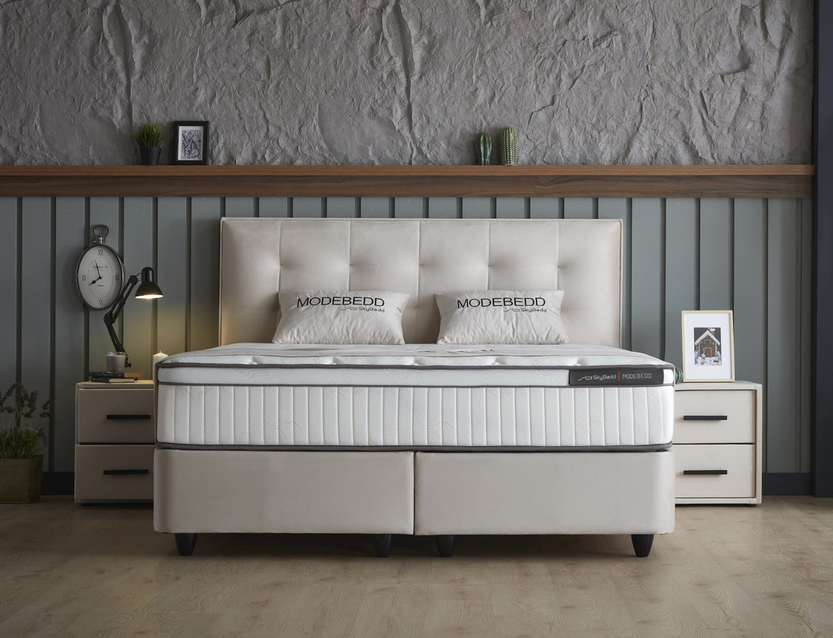 SKYBEDD® Modebedd Beige
