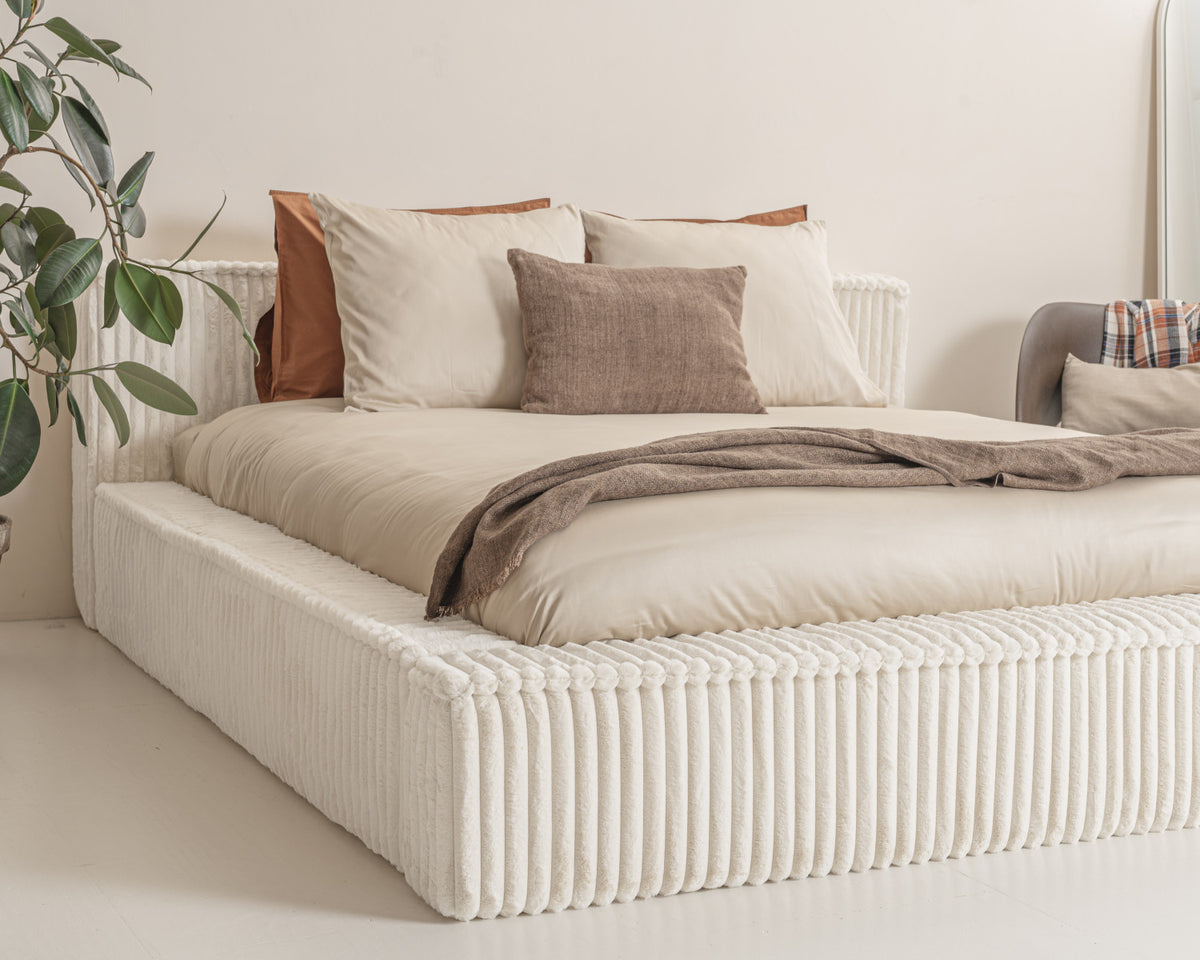 Adore Opberg Melody Pearl beige met Hybrid Pocket Matras