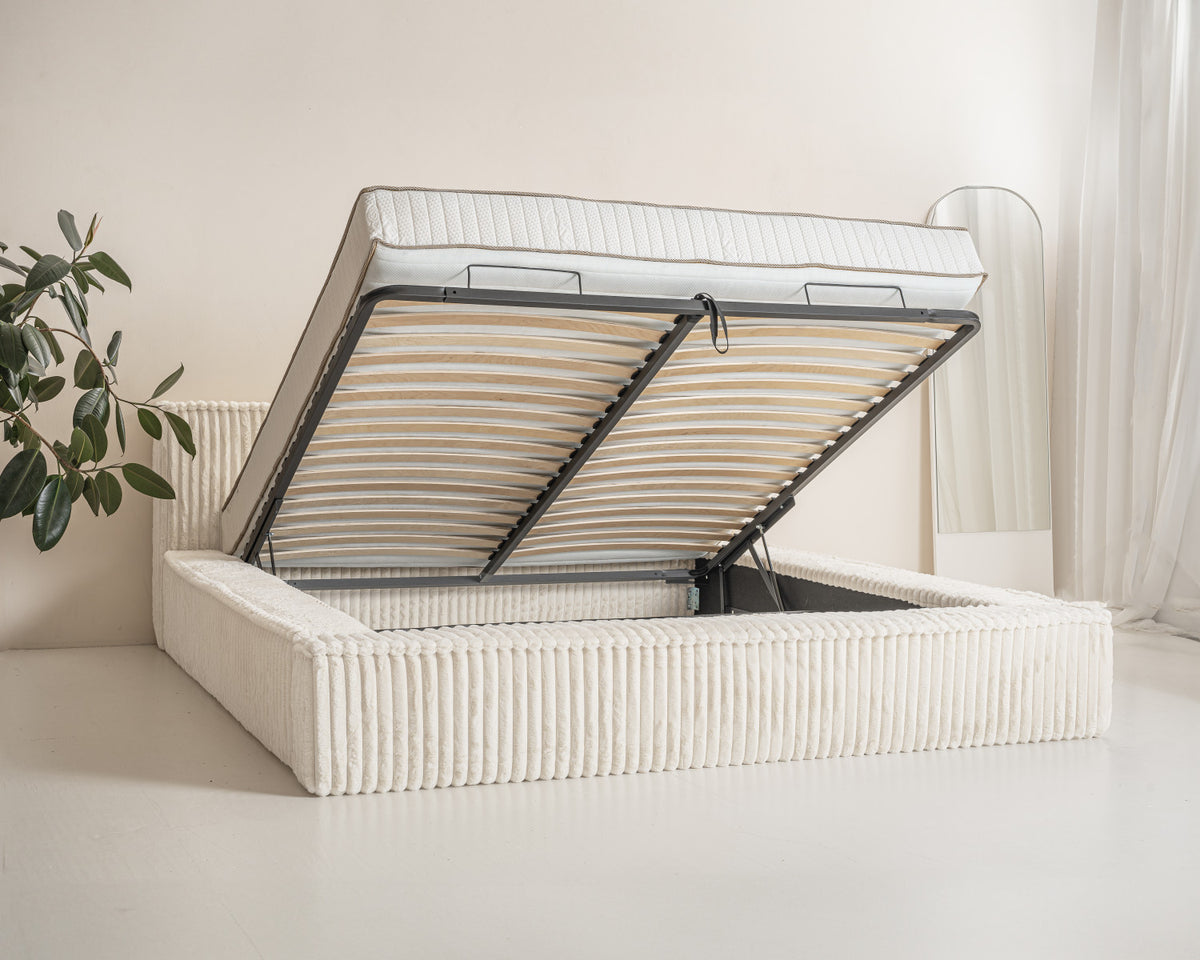 Adore Opberg Melody Pearl beige met Hybrid Pocket Matras