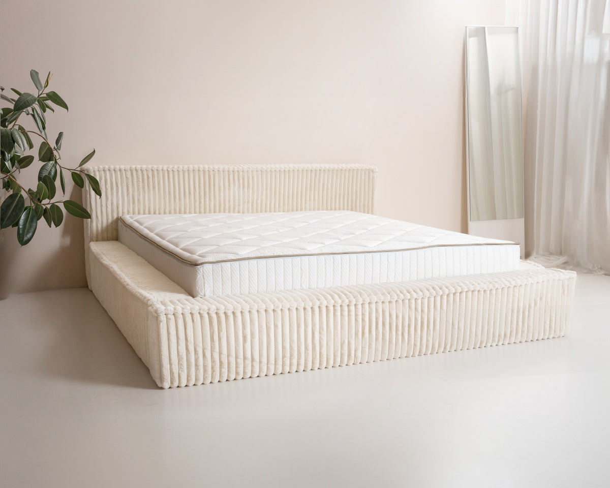 Adore Opberg Melody Pearl beige met Hybrid Pocket Matras