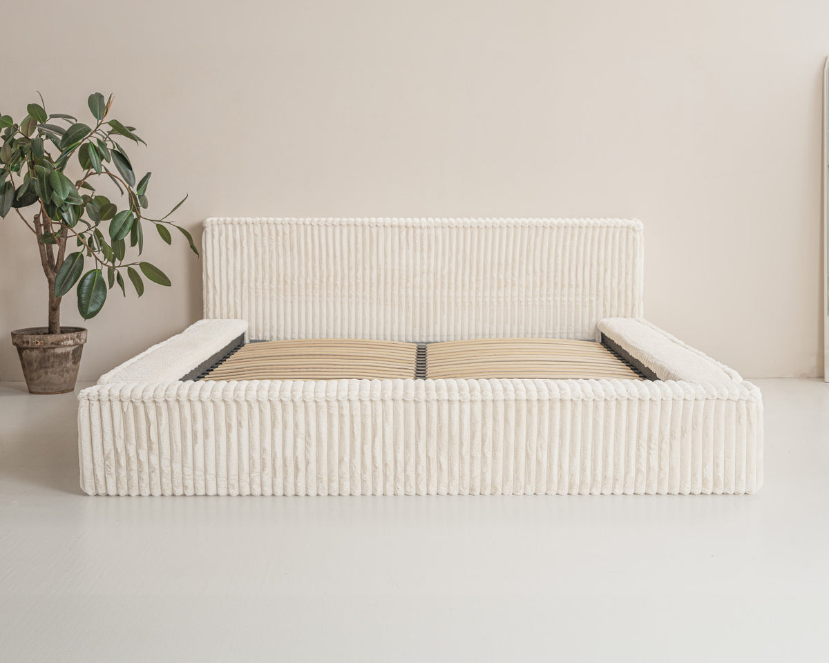 Adore Opberg Melody Pearl beige met Hybrid Pocket Matras