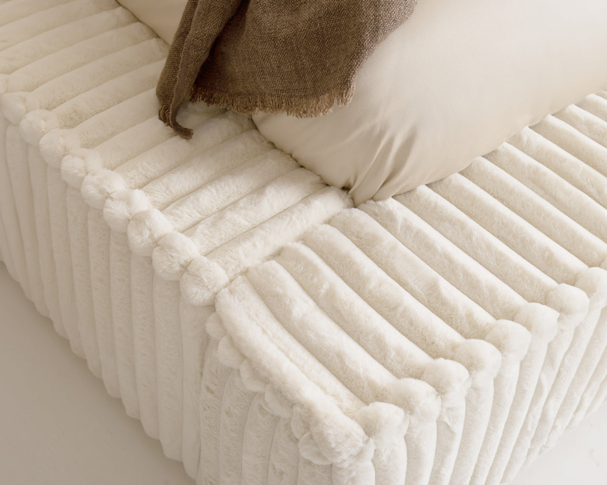 Adore Opberg Melody Pearl beige met Hybrid Pocket Matras