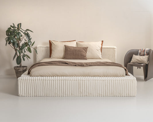 Adore Opberg Melody Pearl beige met Hybrid Pocket Matras
