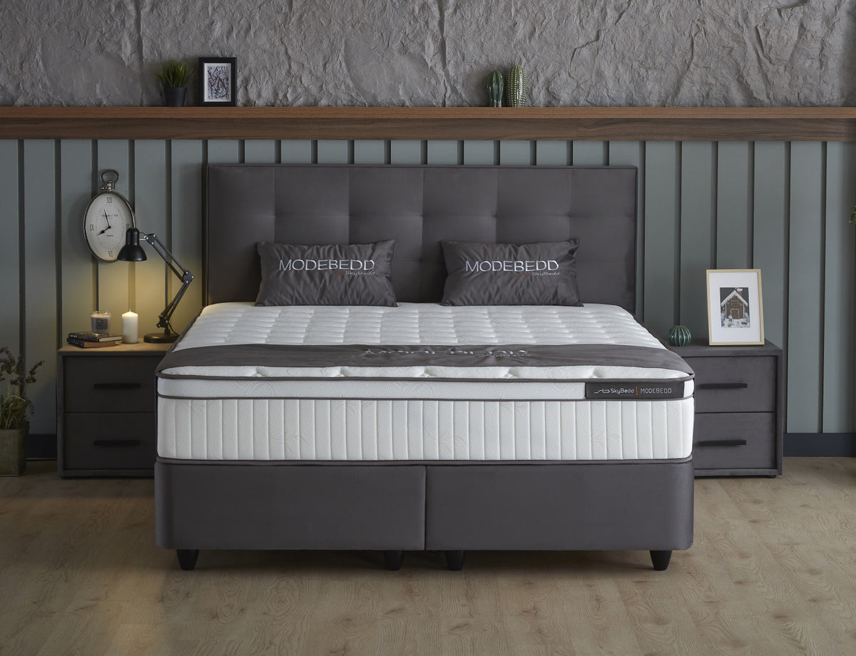 SKYBEDD® Boxspring met opbergruimte Modebedd