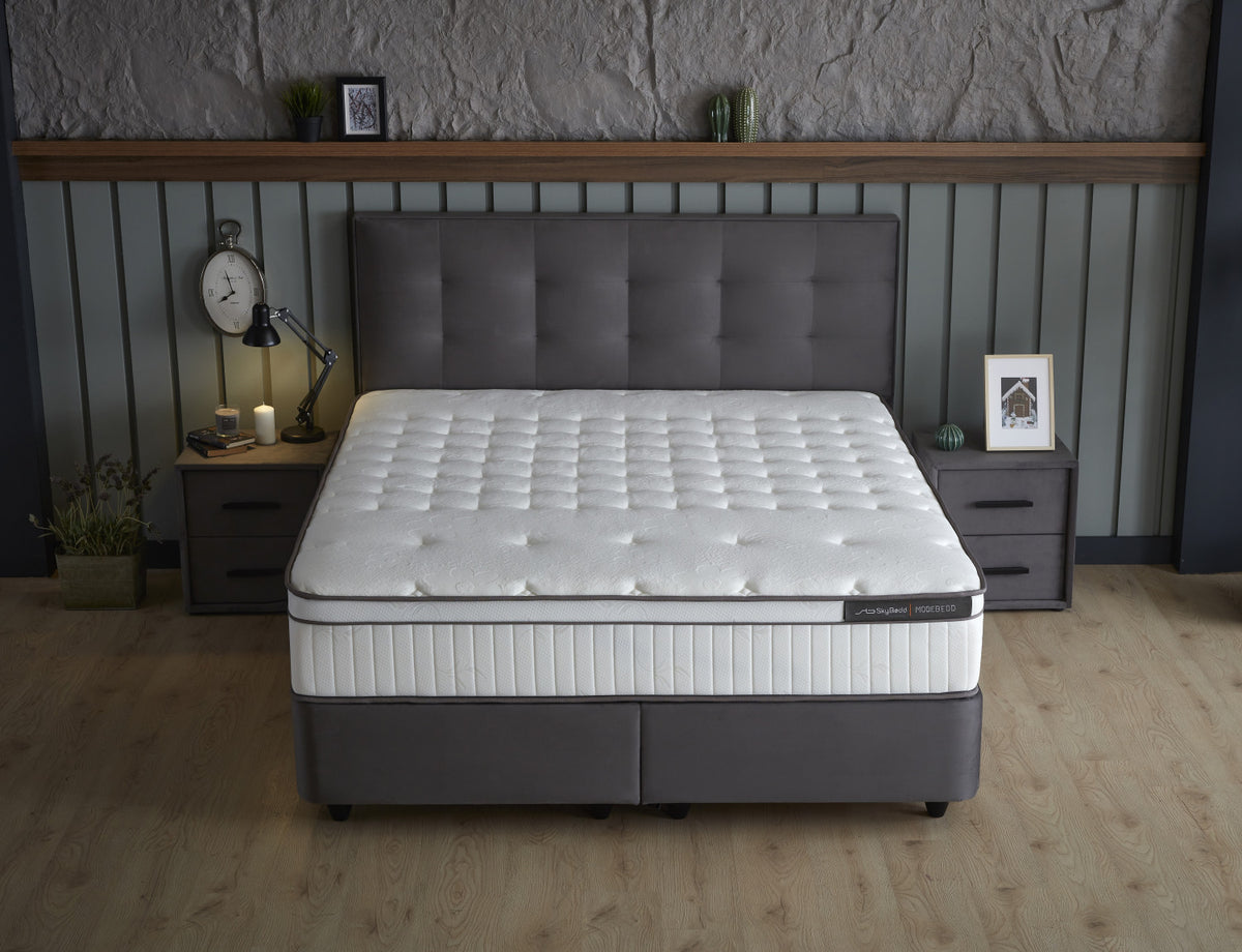 SKYBEDD® Boxspring met opbergruimte Modebedd