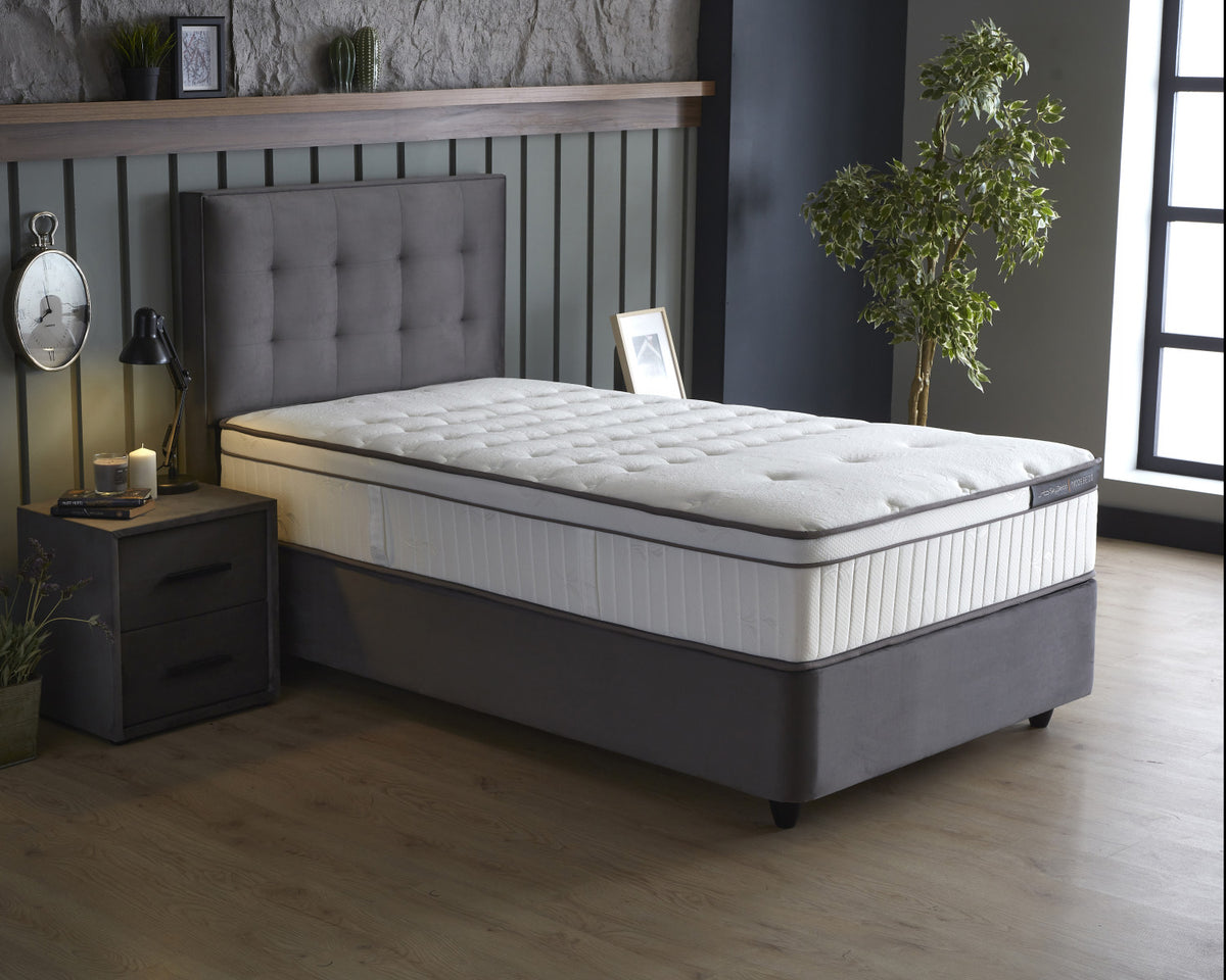 SKYBEDD® Boxspring met opbergruimte Modebedd