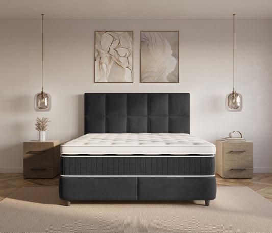 Dreamhouse Neroli Boxspring met Opbergruimte Zwart
