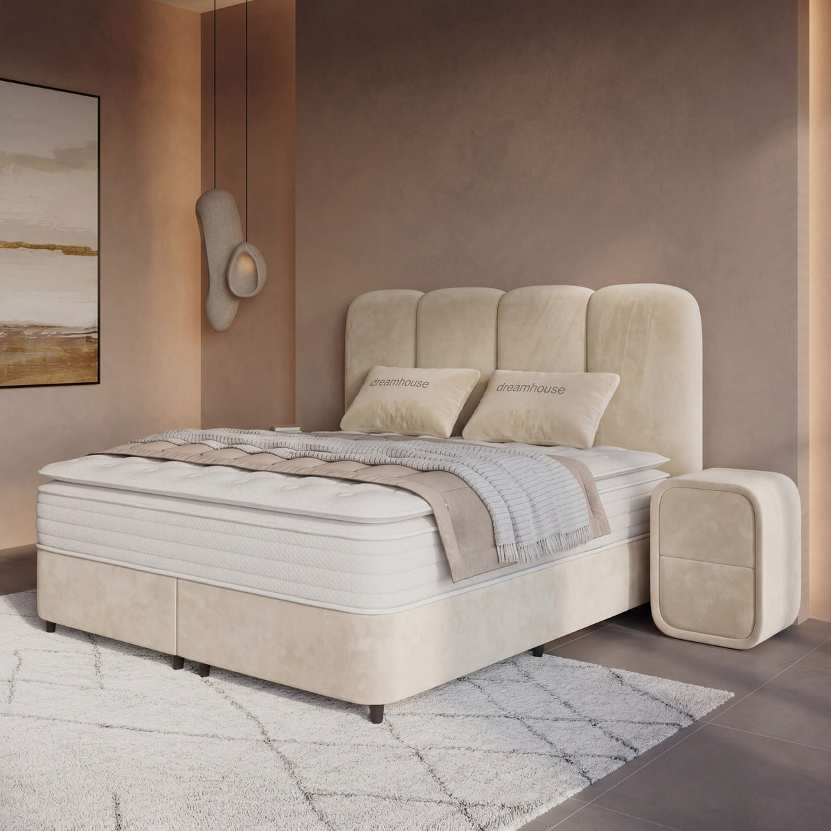Dreamhouse Opbergboxspring Pearl Beige