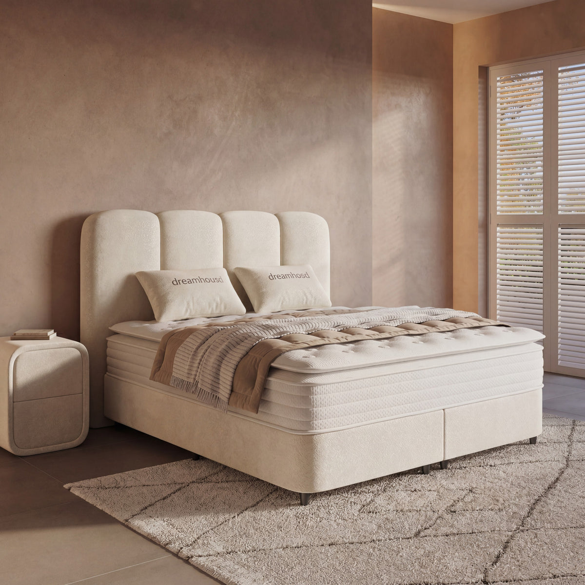 Dreamhouse Opbergboxspring Pearl Beige