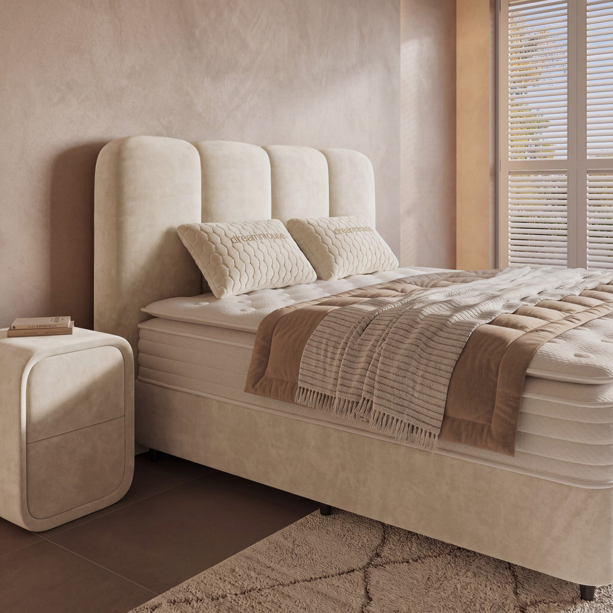 Dreamhouse Opbergboxspring Pearl Beige