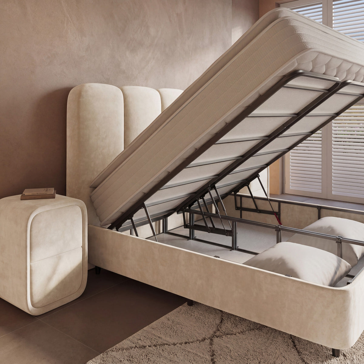 Dreamhouse Opbergboxspring Pearl Beige