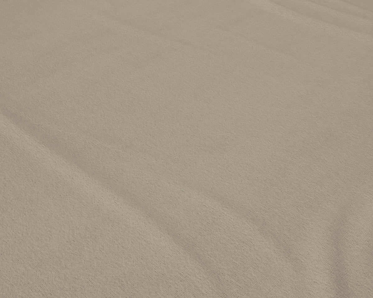 Flanel Basic Hoeslaken Taupe