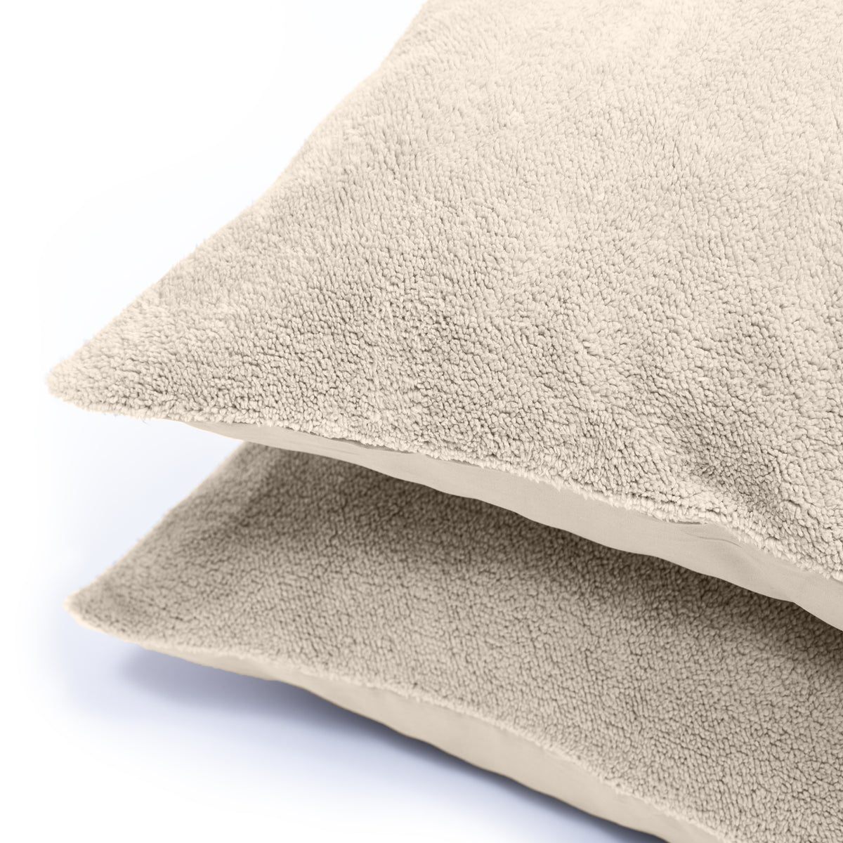 Teddy kussenslopen 2pack Creme