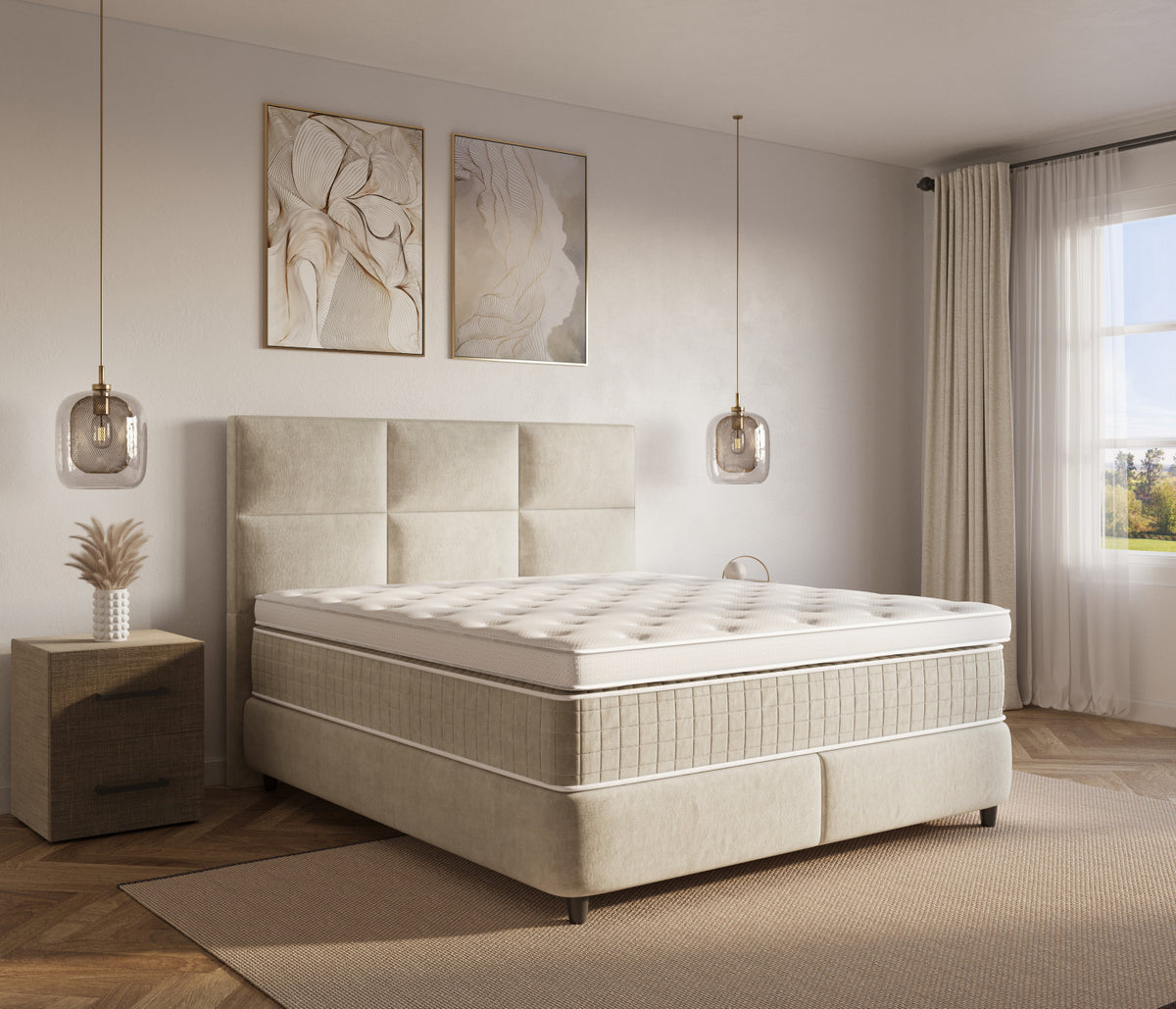 Dreamhouse Verdo Boxspring met Opbergruimte Beige