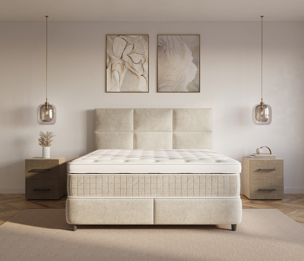 Dreamhouse Verdo Boxspring met Opbergruimte Beige